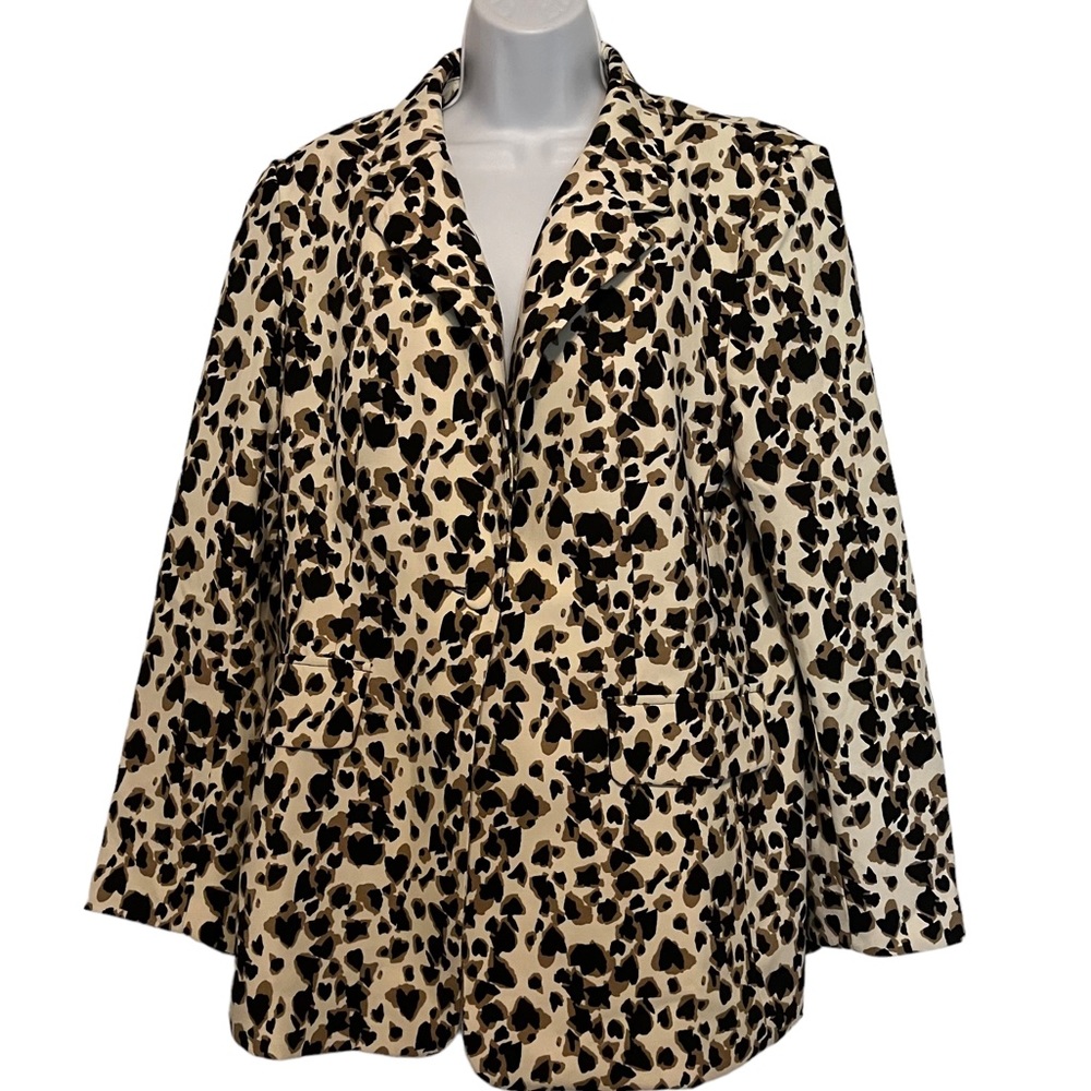 BlueB| Leopard Print Blazer